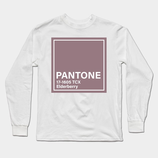 pantone 17-1605 TCX Elderberry Long Sleeve T-Shirt by princessmi-com